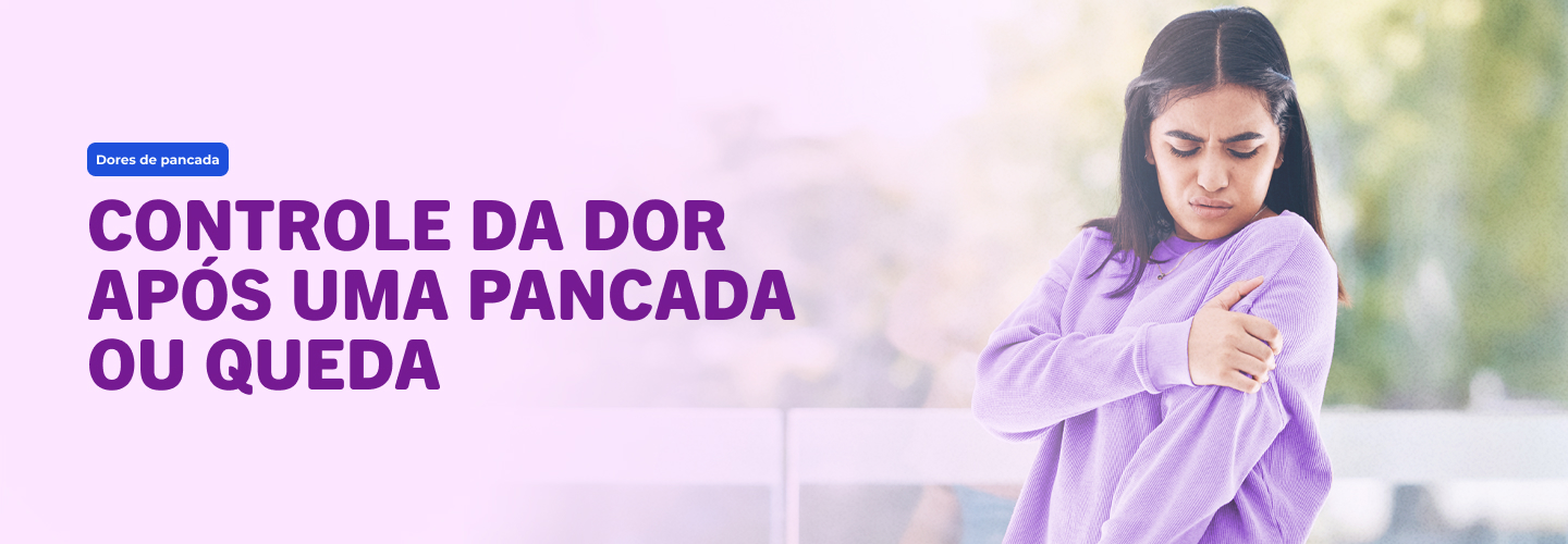 Controle da dor após uma pancada ou queda